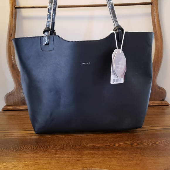 Pixie Mood Handbags - Pixie Mood Heather Tote - Black